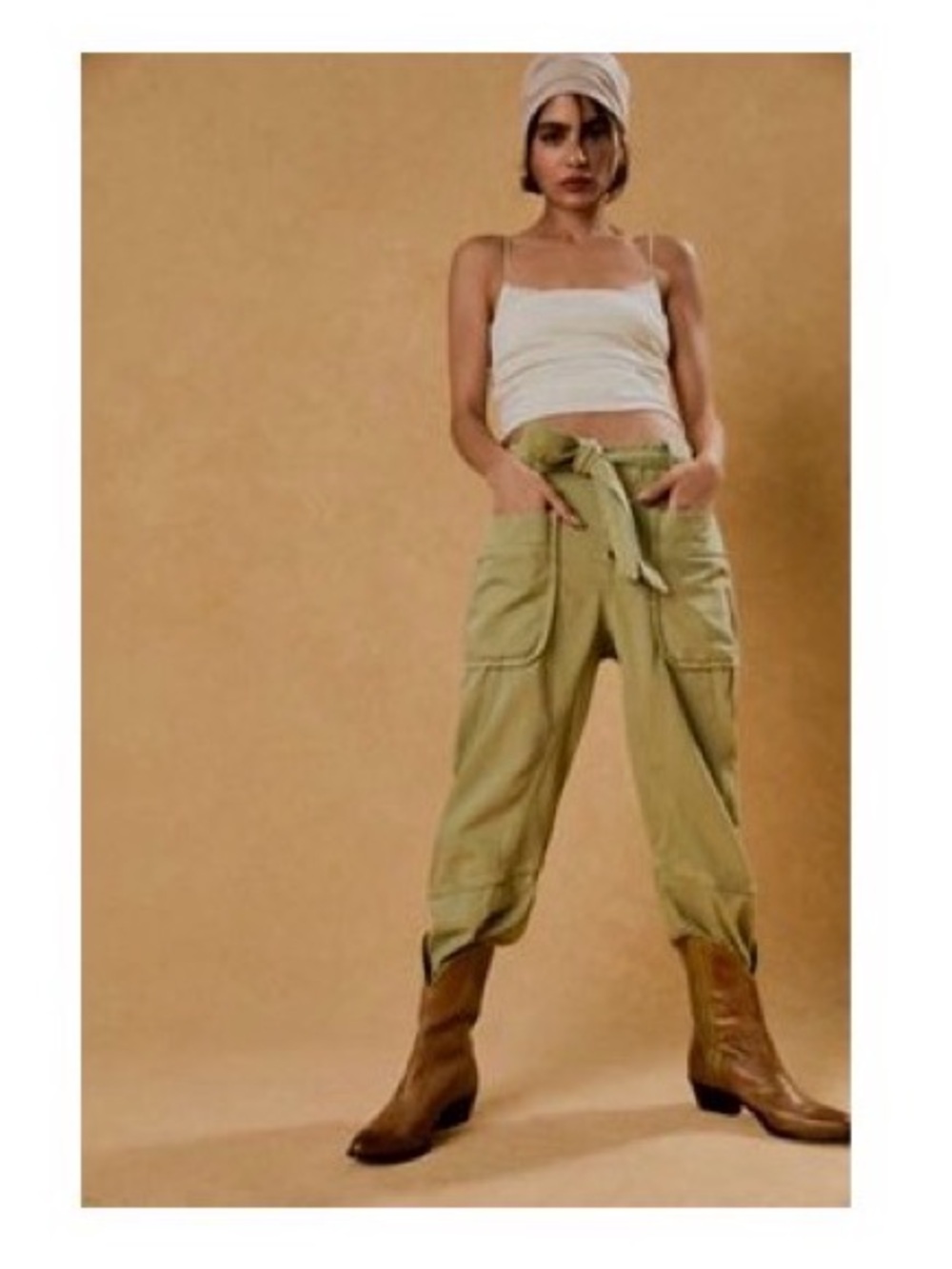 We The Free Olive Green Utility Jogger Pants